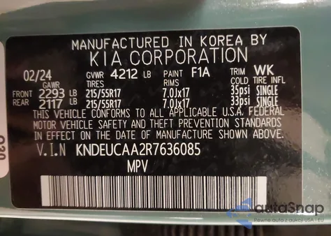 2024 Kia Seltos S z USA, uszkodzony, nr VIN KNDEUCAA2R7636085